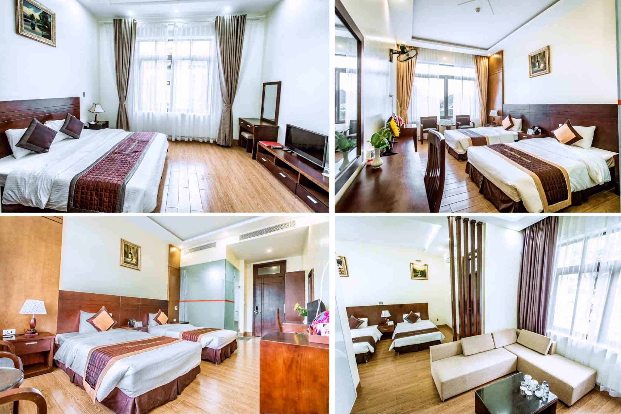 Phòng ngủ khu biệt thự tại Thảo Nguyên Resort Mộc Châu
